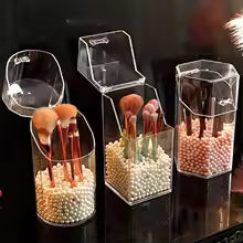Acrylic Pearls Cosmetic Organizer Makeup Storage Box