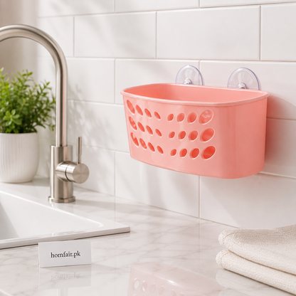 Limon Suction Cup Hanging Storage Basket