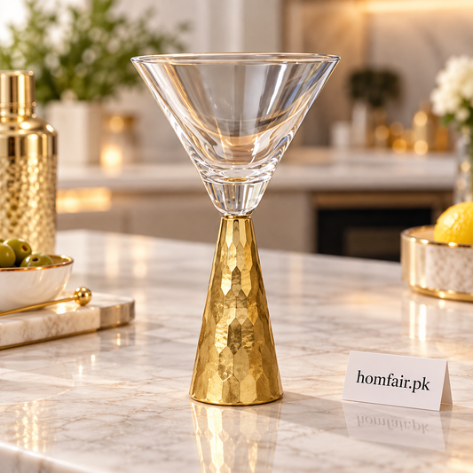 Hammered Cocktail Flutes – Elegant Premium Set of 4