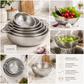 6-Piece Premium Stainless Steel Mesh Colander Set
