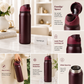 Owala Black Cherry Water Bottle – Insulated Bottle 32oz