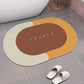 Yellow Shower Mat for Home Entrance Non-Slip Door Mat for Indoor & Outdoor Use