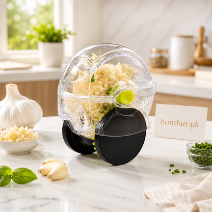 Premium Stainless Steel Garlic Roller Chopper & Manual Mincer Tool