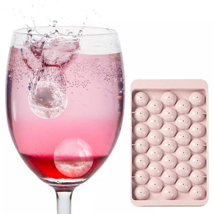Ball Shape Silicone Ice Tray for Easy Homemade Ice and Chilled Drinks