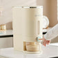 Rice Dispenser Container – Airtight Wall-Mounted Dry Food Storage with One-Touch Measuring Cup for Kitchen Pantry