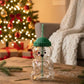 Bear Shaped Glass Tumbler with Straw & Lid – Cute Drinking Cup