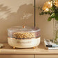Luxury Rotating Dry Fruit Tray with Covered Design