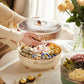 Luxury Rotating Dry Fruit Tray with Covered Design