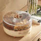 Luxury Rotating Dry Fruit Tray with Covered Design