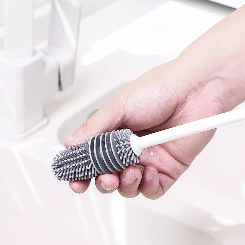 Silicone Bottle Cleaning Brush for Thorough, Easy and Hygienic Cleaning (Pack of 2)