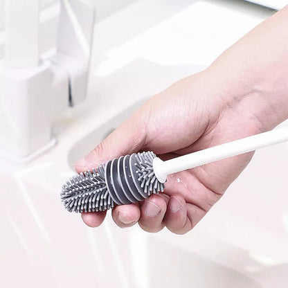 Silicone Bottle Cleaning Brush for Thorough, Easy and Hygienic Cleaning (Pack of 2)