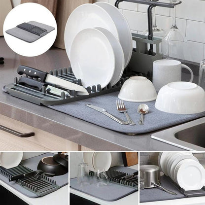 Water-Resistant Dish Drying Mat for Fast, Clean Drying