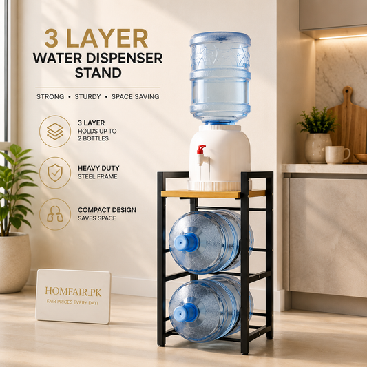 Premium Water Dispenser Stand with Bottle Storage