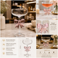 Luxury Bow Stem Coupe Glass – Elegant Cocktail & Dessert Glass