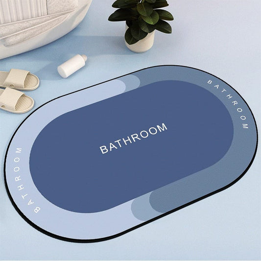 2 Side Bathroom Mat for Home Entrance Non-Slip Door Mat for Indoor & Outdoor Use