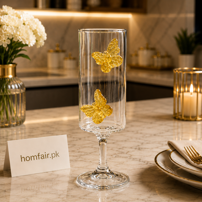 Luxury Butterfly Glass – Premium Decorative Drinkware