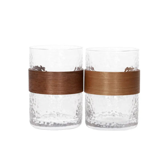 Danny Home Premium 2-Piece Glass Set 310ml for Elegant Everyday Dining & Kitchen Use