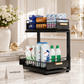 2-Tier Under Sink Organizer Sliding Pull-Out Storage Rack for Kitchen & Bathroom