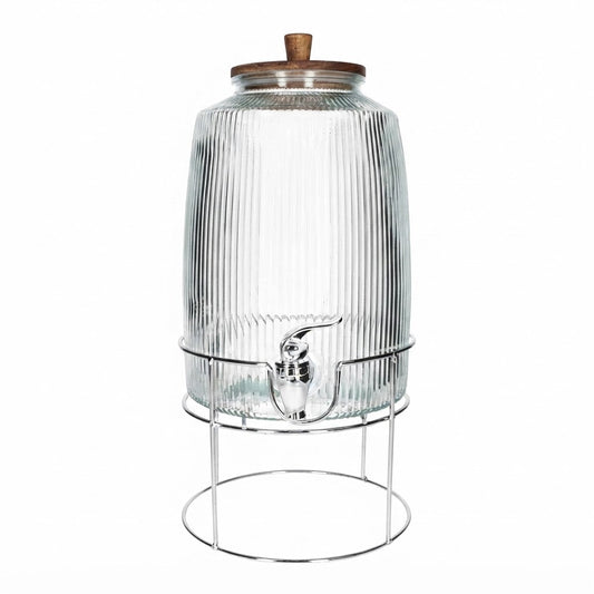 Danny Home Premium 6L Drinks Dispenser with Four-Compartment Layout & Built-In Tap for Parties and Large Gatherings