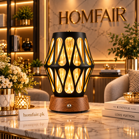Aurora Crystal Glow Table Lamp