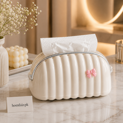Elegant Handbag Style Tissue Box Holder