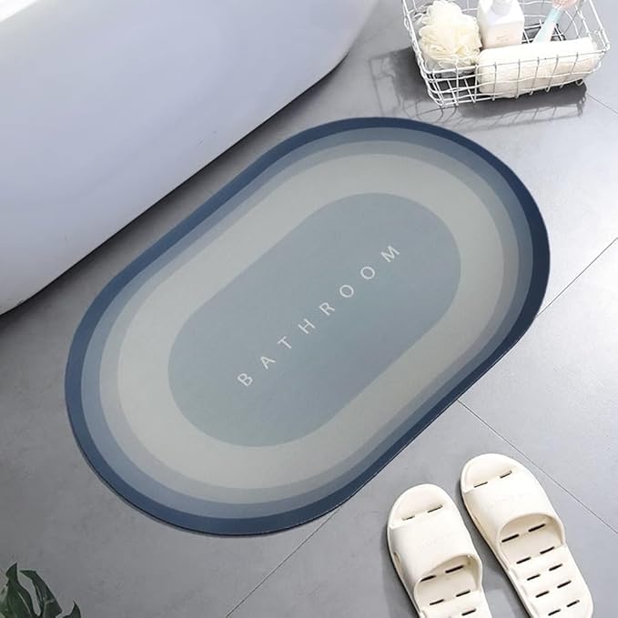 5 Shade Bathroom Mat for Home Entrance Non-Slip Door Mat for Indoor & Outdoor Use