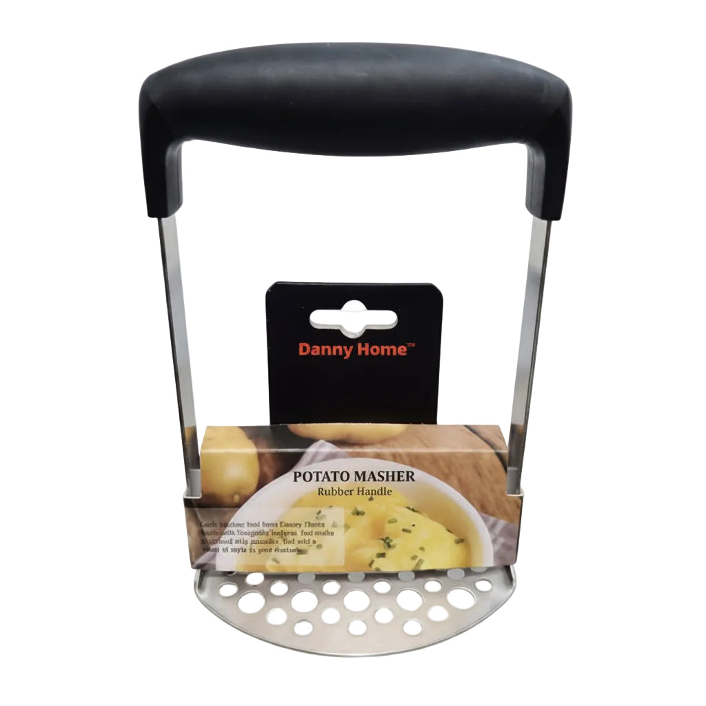 Premium Stainless Steel Potato Masher 11.7 × 17.8cm – Durable Multi-Purpose Kitchen Tool