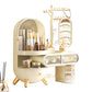 Dustproof Dressing Table Jewelry Storage Box with Drawers Elegant Organizer for Accessories
