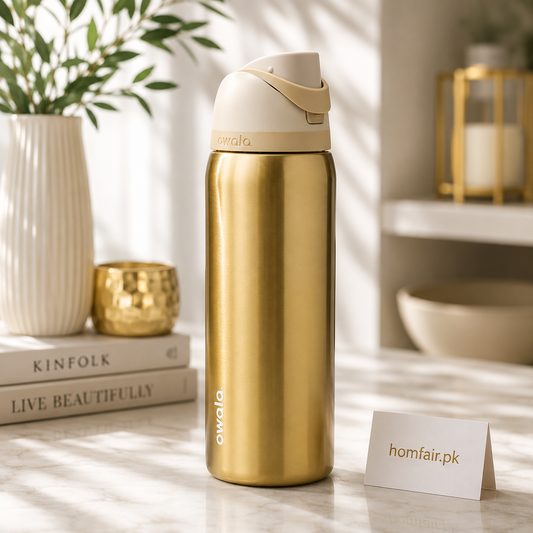 Owala Golden Dune Water Bottle – Insulated Bottle 32oz