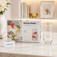 Danny Home Gold Rim Glass Cup Set 6 Pcs Premium Drinking Glasses