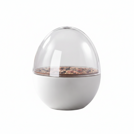 Danny Home Elegant Egg-Shaped Cutlery Holder for Premium Kitchen Countertop & Dining Organization