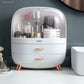 Premium Ecoco Dustproof Cosmetic Organizer Elegant Makeup Storage Box |