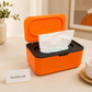 Premium Flip-Top Tissue Box Holder – Portable Tissue Storage Box with Secure Lid