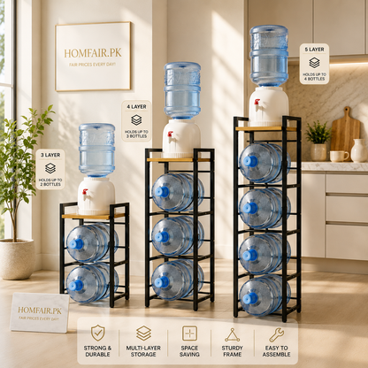 Premium Water Dispenser Stand with Bottle Storage