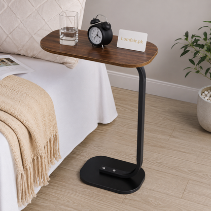 Premium C-Shaped Side Table Sofa & Bedside Laptop Table Modern End Table