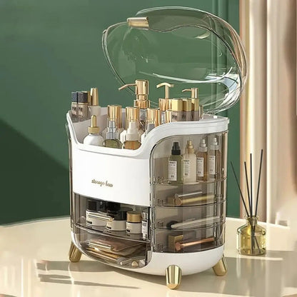 Luxury Cosmetic Organizer Elegant Vanity & Desktop Storage Box