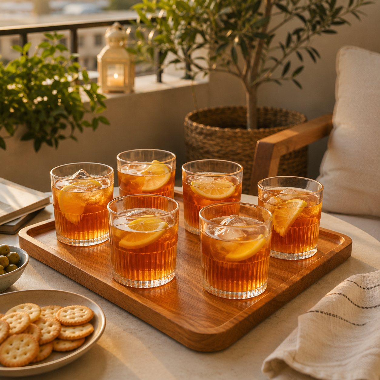 Limon EssentialServe 2445 Glass Set Ribbed 6 Pieces