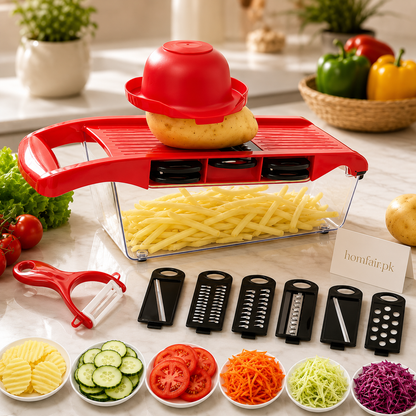 6-in-1 Multi-Function Vegetable Mandoline Slicer