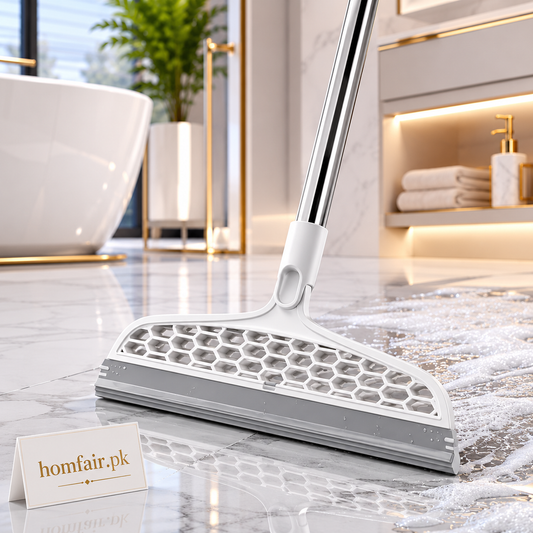 Bathroom Water Wiper & Multi-Surface Cleaning Tool