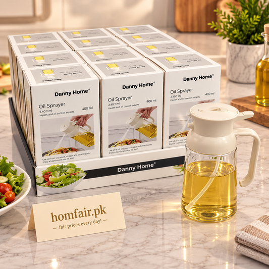 Danny Home Premium Glass Oil Dispenser – Elegant Kitchen Pouring & Storage Solution for Everyday Cooking