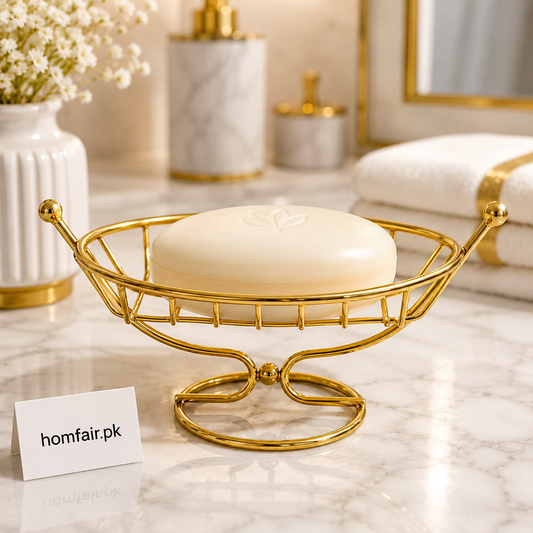Luxury Golden Wire Soap Stand with Soap Holder