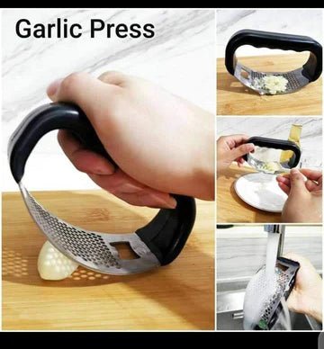 Heavy Duty Garlic Crusher and Press for Quick, Easy Kitchen Preparation