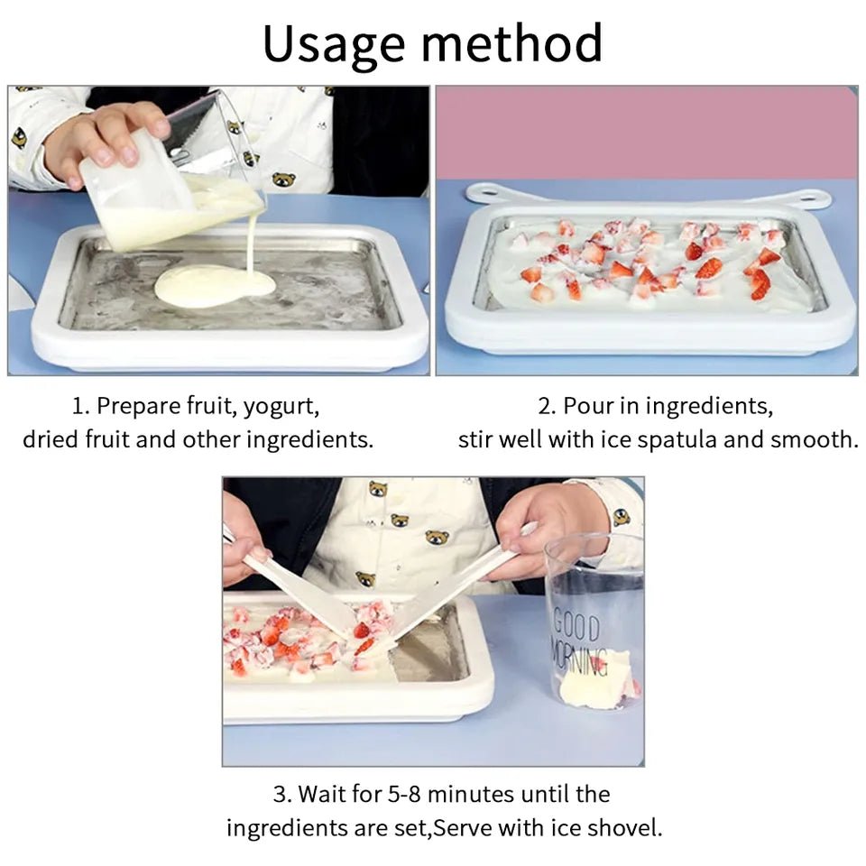 Handmade Ice Cream Maker for Homemade Frozen Desserts
