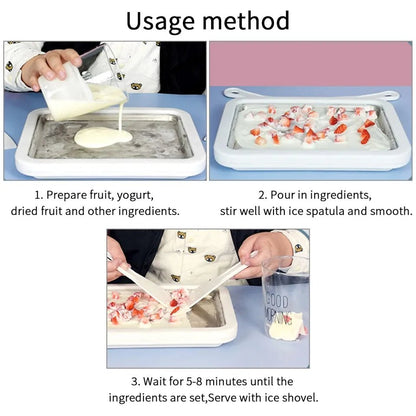 Handmade Ice Cream Maker for Homemade Frozen Desserts