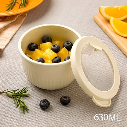 Limon Pure vent Stackable 3-Pcs Bowl Set with Vented Lid