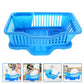 Premium Dish Drying Stand with Water Drain Tray Kitchen Counter Dish Rack Organizer