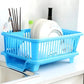 Premium Dish Drying Stand with Water Drain Tray Kitchen Counter Dish Rack Organizer