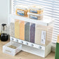 6 in 1 Rice Dispenser with Multi-Compartment Storage