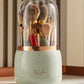360° Rotating Makeup Organizer with Clear Cover Cosmetic Storage Stand