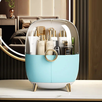 Luxury Cosmetics Storage Box with Clear Cover – Elegant Makeup Organizer